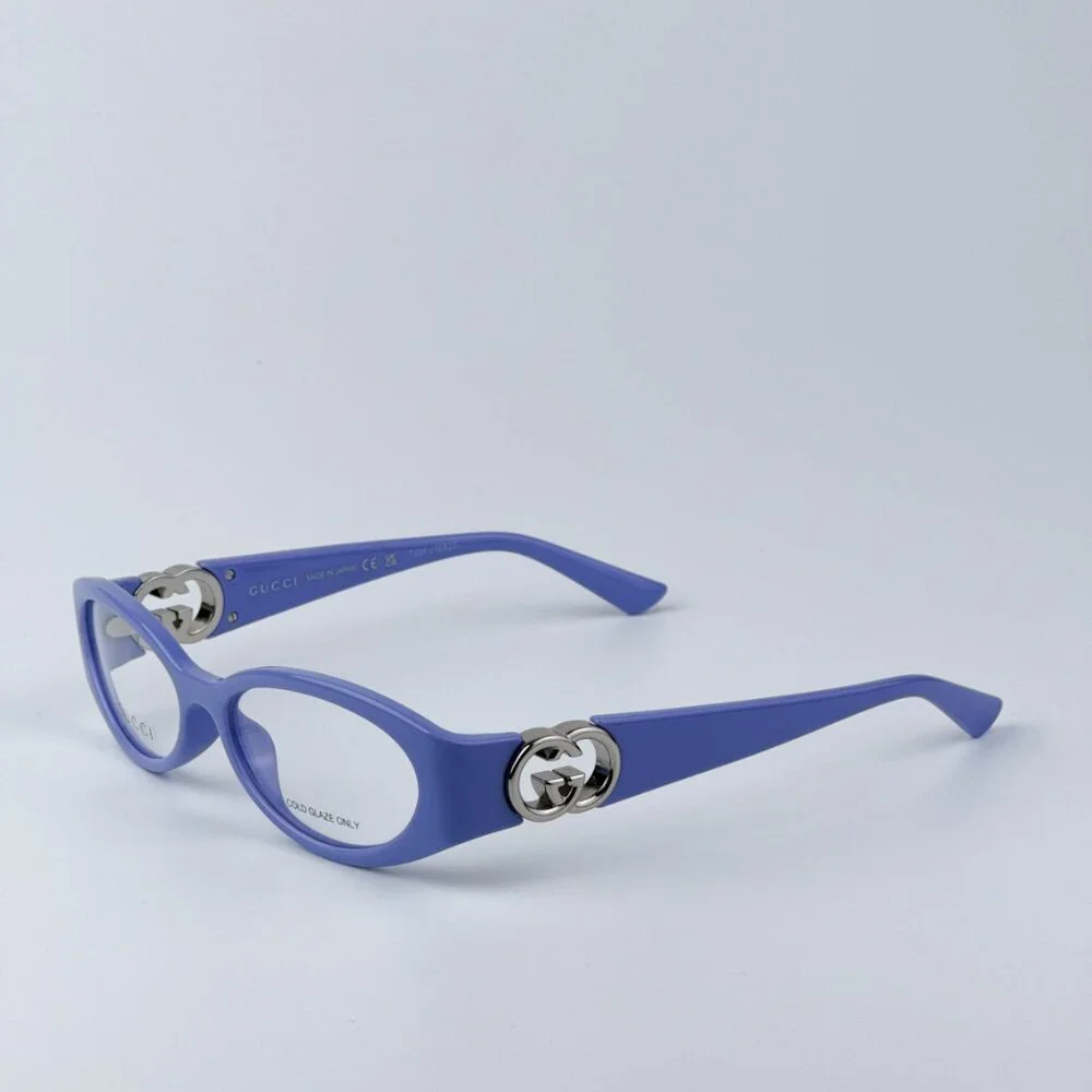 Gucci GG1693O 003 BRAND NEW Eyeglasses Violet Women Oval